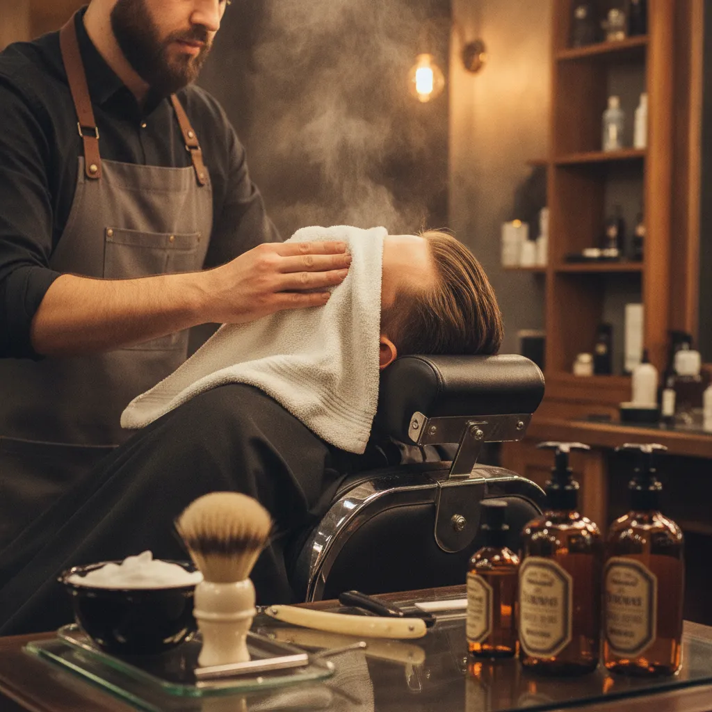 Perfectly groomed beard trim